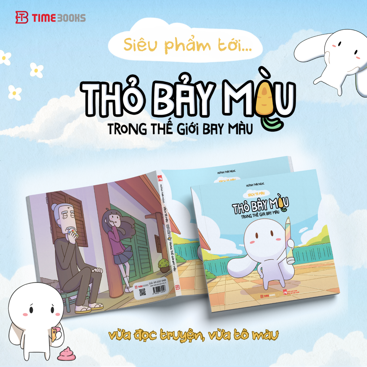 Sách Thỏ Bảy Màu Trong Thế Giới Bay Màu - Huỳnh Thái Ngọc