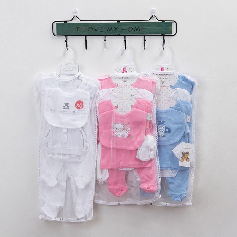 Sét Body 6 Chi Tiết Cho Bé Yêu 0-9M