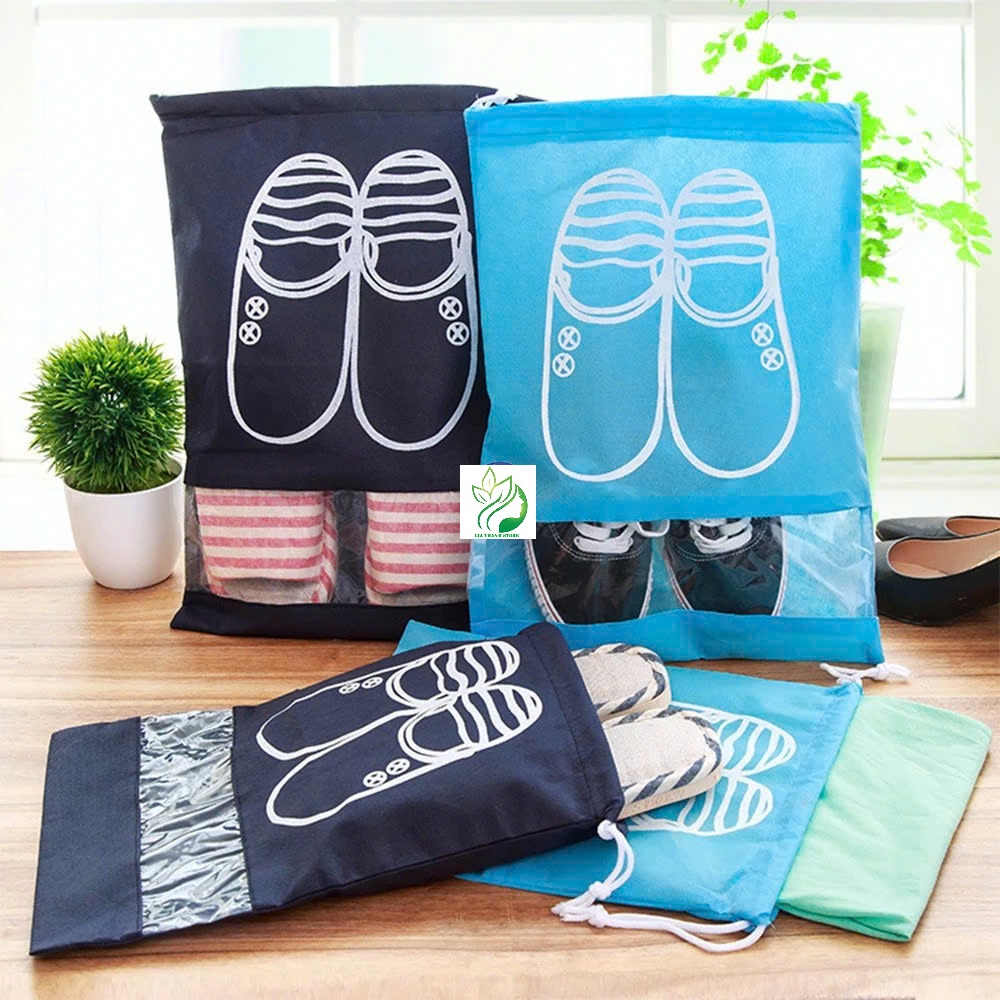 Combo 3 Túi Đựng Giày Dép Túi Xách X3 chống bụi ẩm mốc họa tiết đa dạng tiện lợi bỏ vali du lịch, cắm trại, GYM Tiện Lợi, shoes bag Hàng chính hãng GiathanhDecor