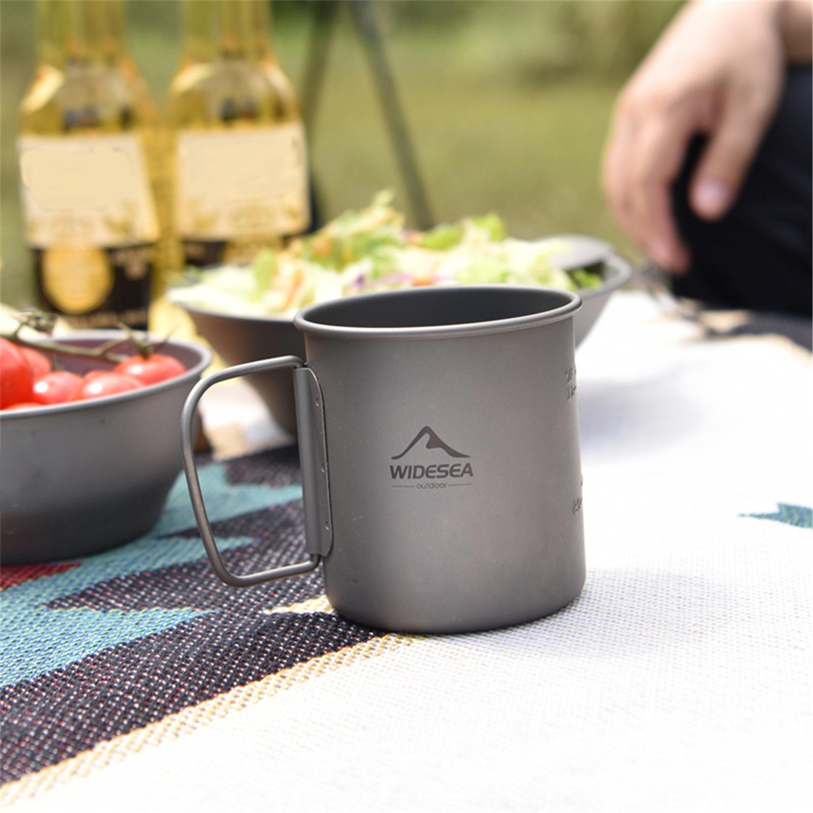 Titanium Cup Camping Mug Coffee Mug Water Bottle Cup