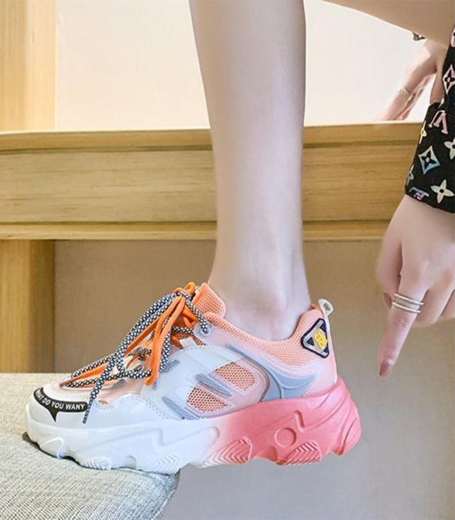 Giày Nữ, Giày Sneaker Nữ, Giày Thể Thao Nữ Phối Màu Thời Trang GTTNU-22.