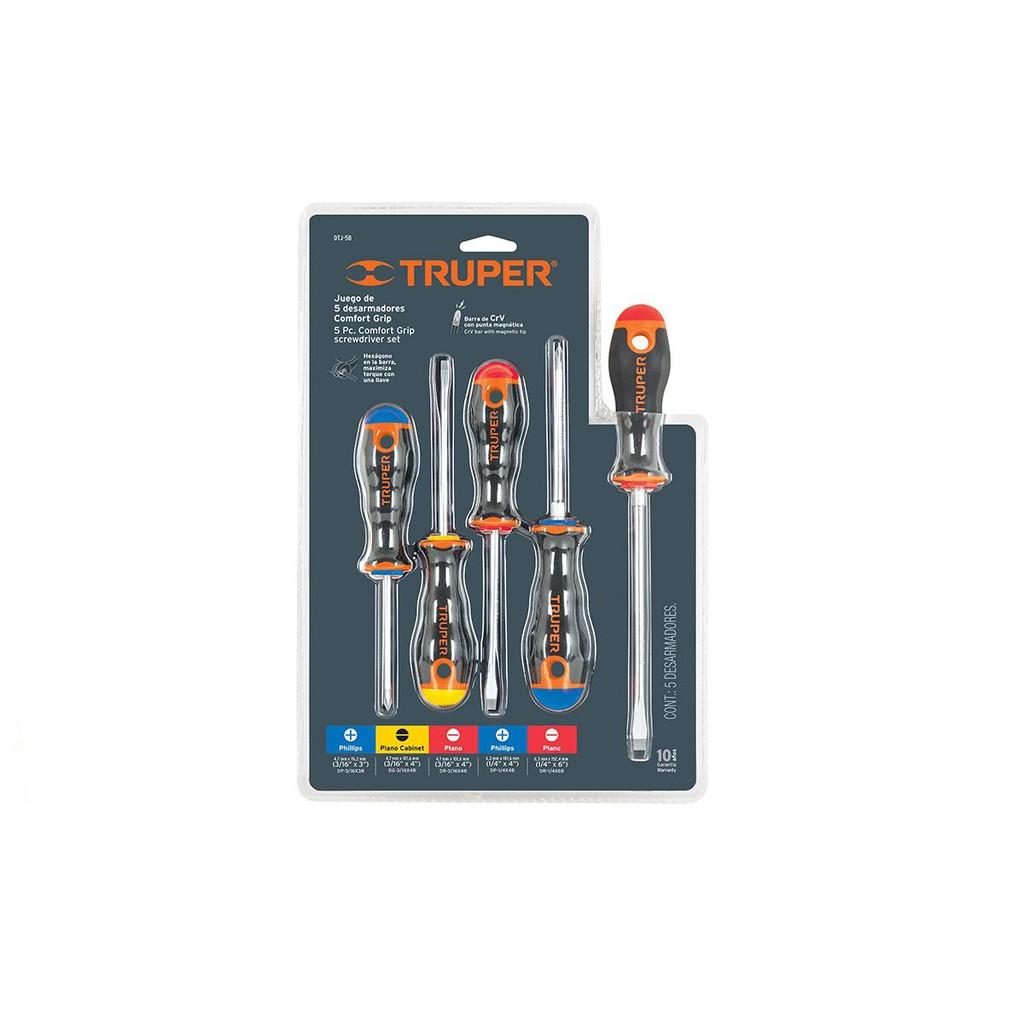 Bộ vít 5 cây có từ Truper DTJ-5B