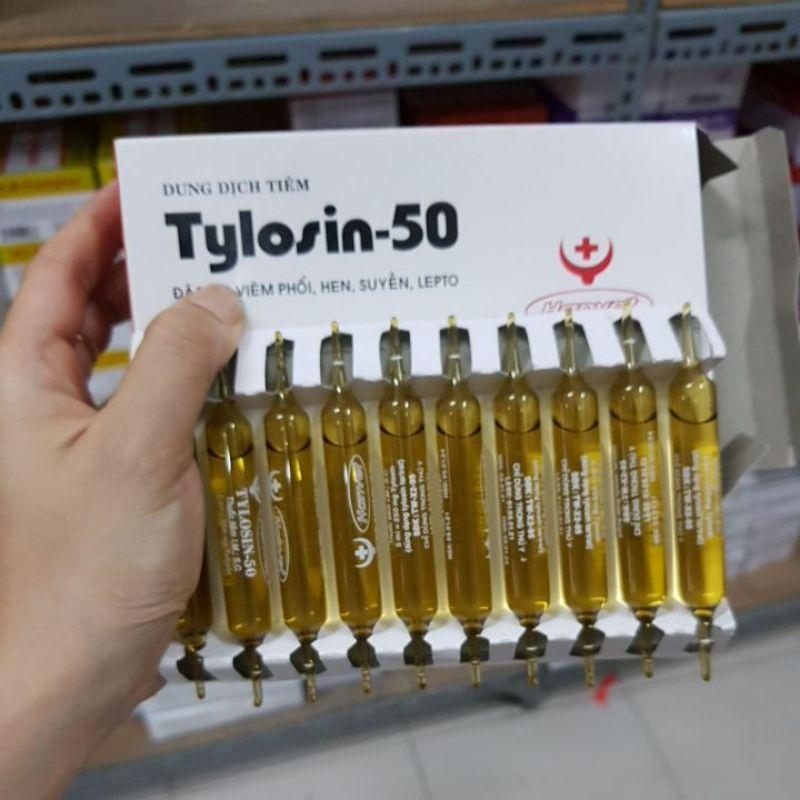 1 hộp 20 ống ty.lo.sin 5ml hỗ trợ h.en cho chó mèo
