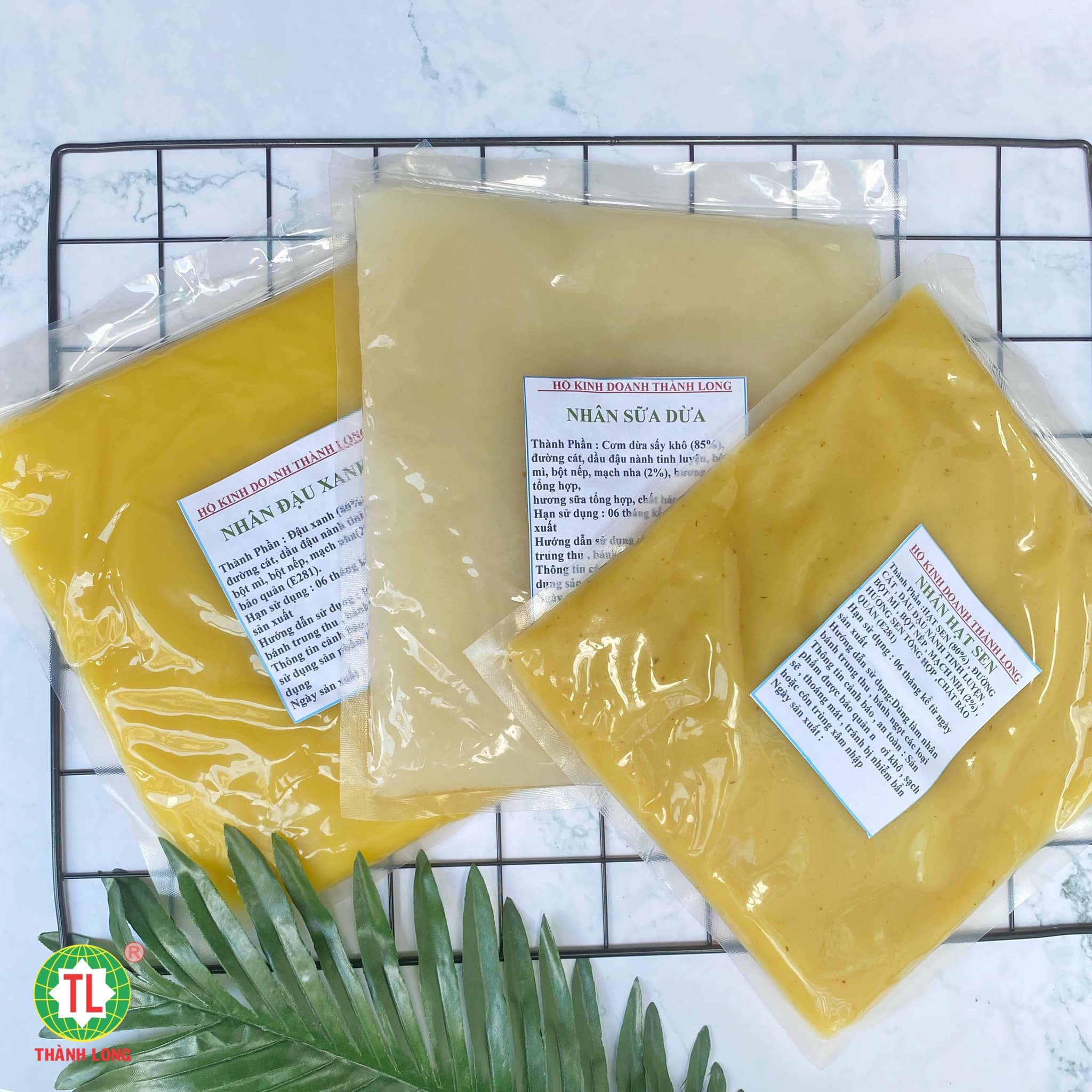 NGUYÊN LIỆU LÀM BÁNH TRUNG THU - NHÂN SỮA DỪA 1 KG - THÀNH LONG - VIỆT NAM