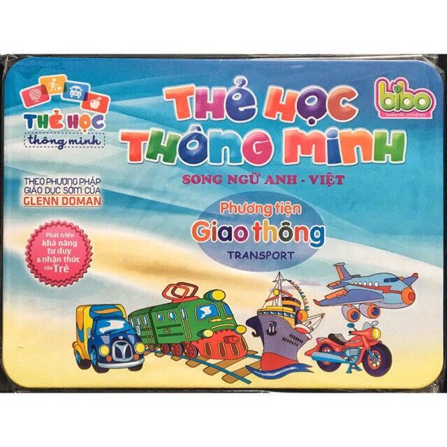 Bộ 5 Chủ Đề Thẻ Học Thông Minh,FlashCards Song Ngữ Anh-Việt Cho Bé (Chủ Đề Ngẫu Nhiên)