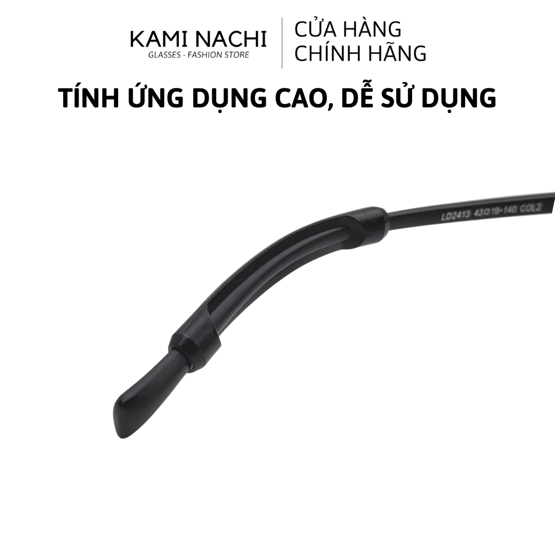 Miếng đệm làm êm tai cho kính bằng silicon siêu bền hình con sâu chống trượt KAMI NACHI