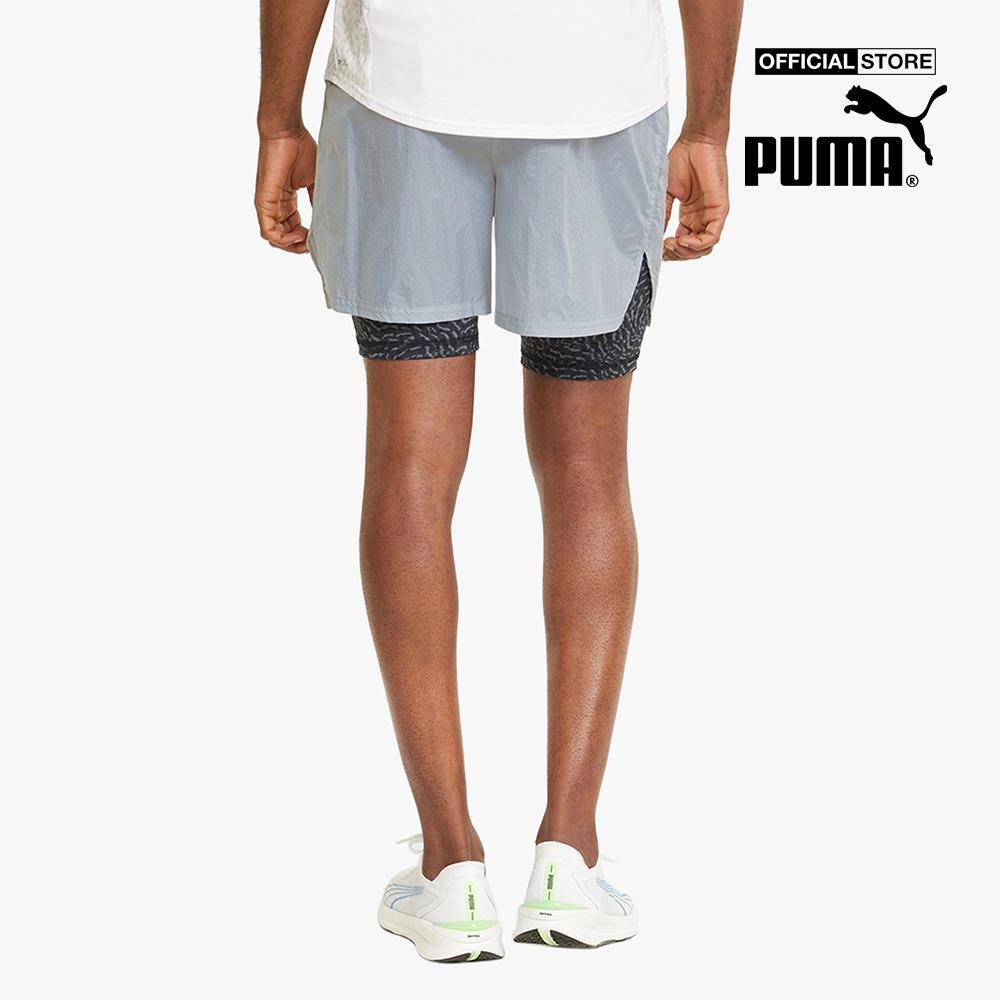 PUMA - Quần shorts thể thao nam FSTR 2 in 1 Woven 5” Running 521481