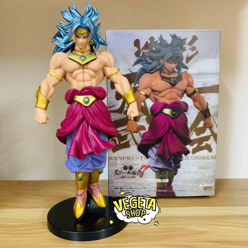 Mô hình Broly Super Saiyan God - Mô hình Dragon Ball - Broly SSJ God - Broly tóc xanh - Cao 20cm - Fullbox