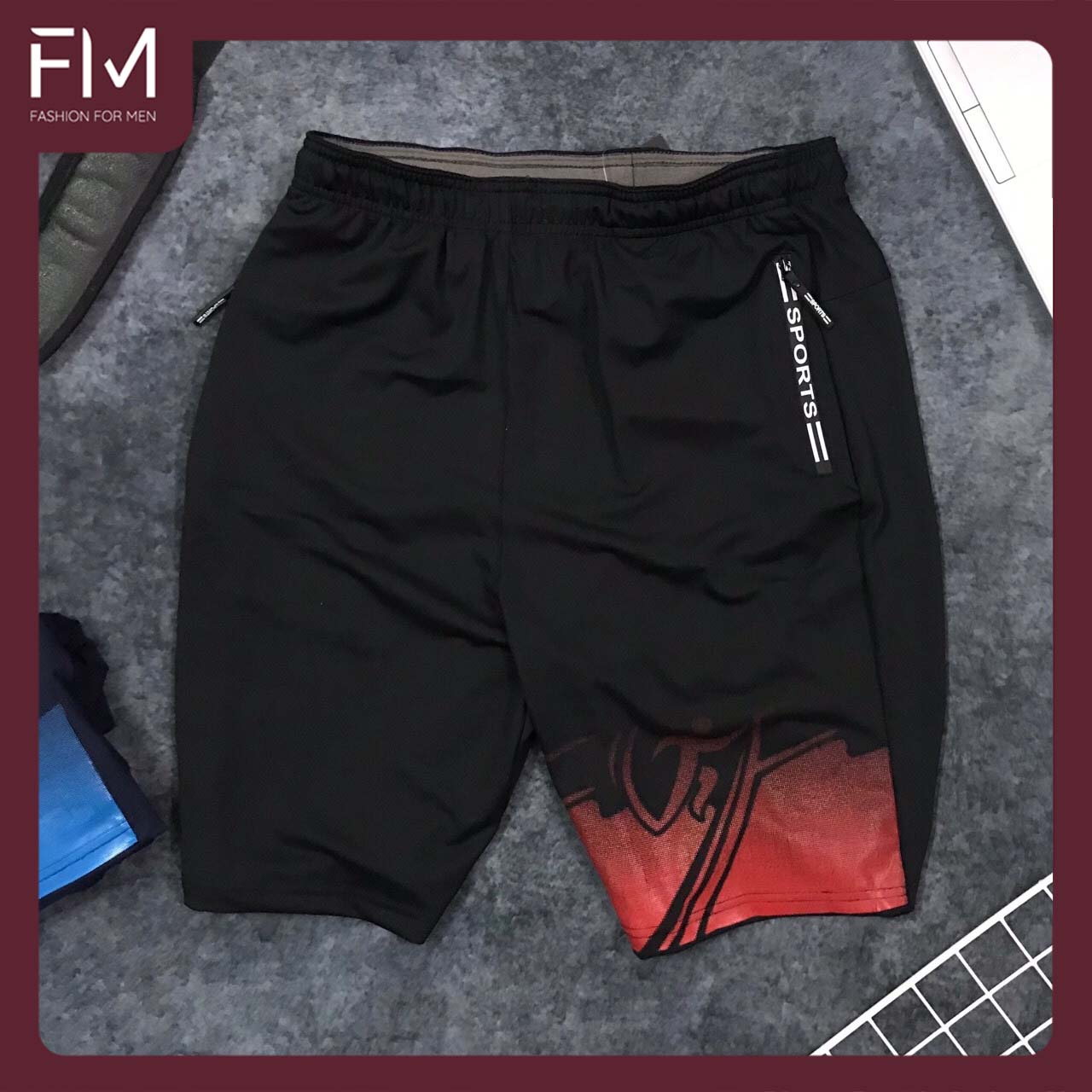 Quần short nam thể thao thun lạnh cao cấp, thoải mái, năng động, trẻ trung – FORMEN SHOP – FMPS094