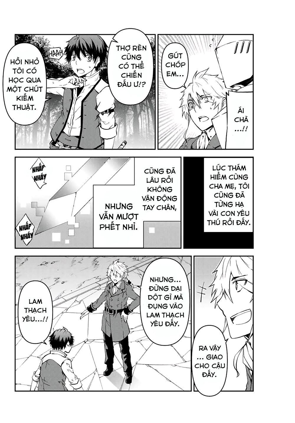 từ chức nghiệp yếu nhất trở thành "thợ rèn" mạnh nhất chapter 10 8