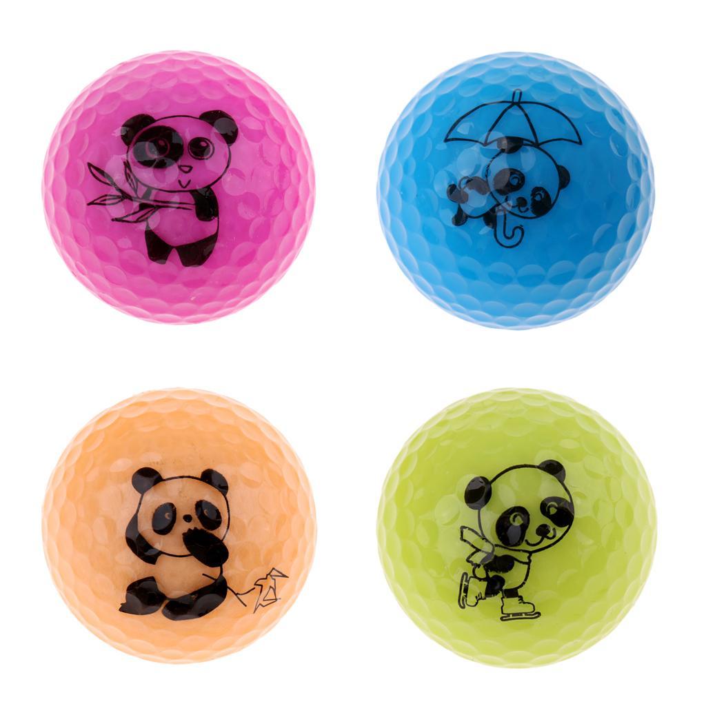 Golf Driving Range Practice Ball Double Layer Golf Ball Cute Panda