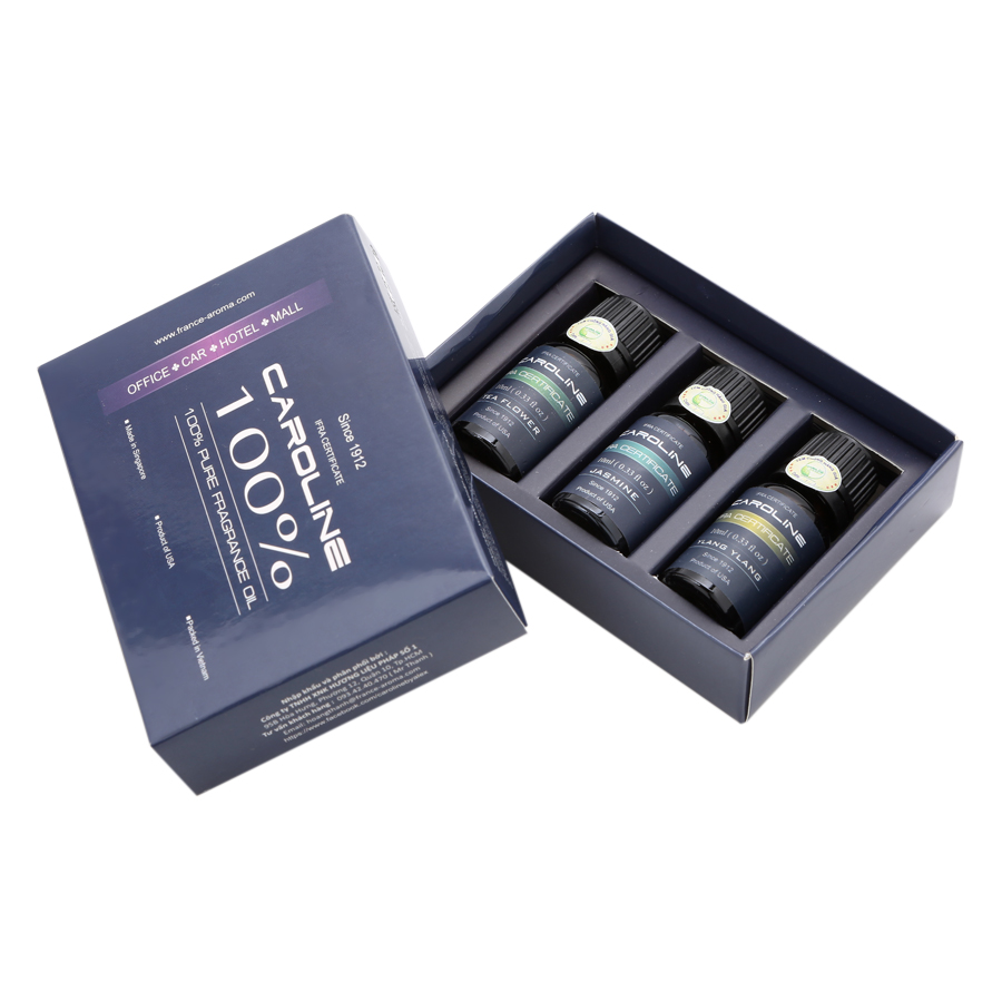 Combo 3 Chai Tinh Dầu Caroline 10ml - Ngọc Lan Tây, Hoa Lài, Hoa Trà