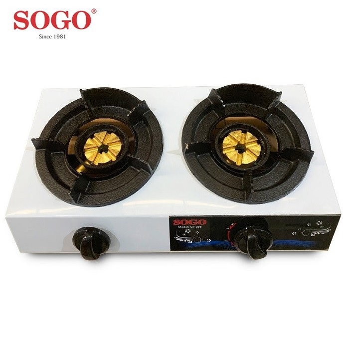 Bếp Khè Gas 2 Lò Bán Công Nghiệp SOGO GT-208S2 - Hàng Chính Hãng