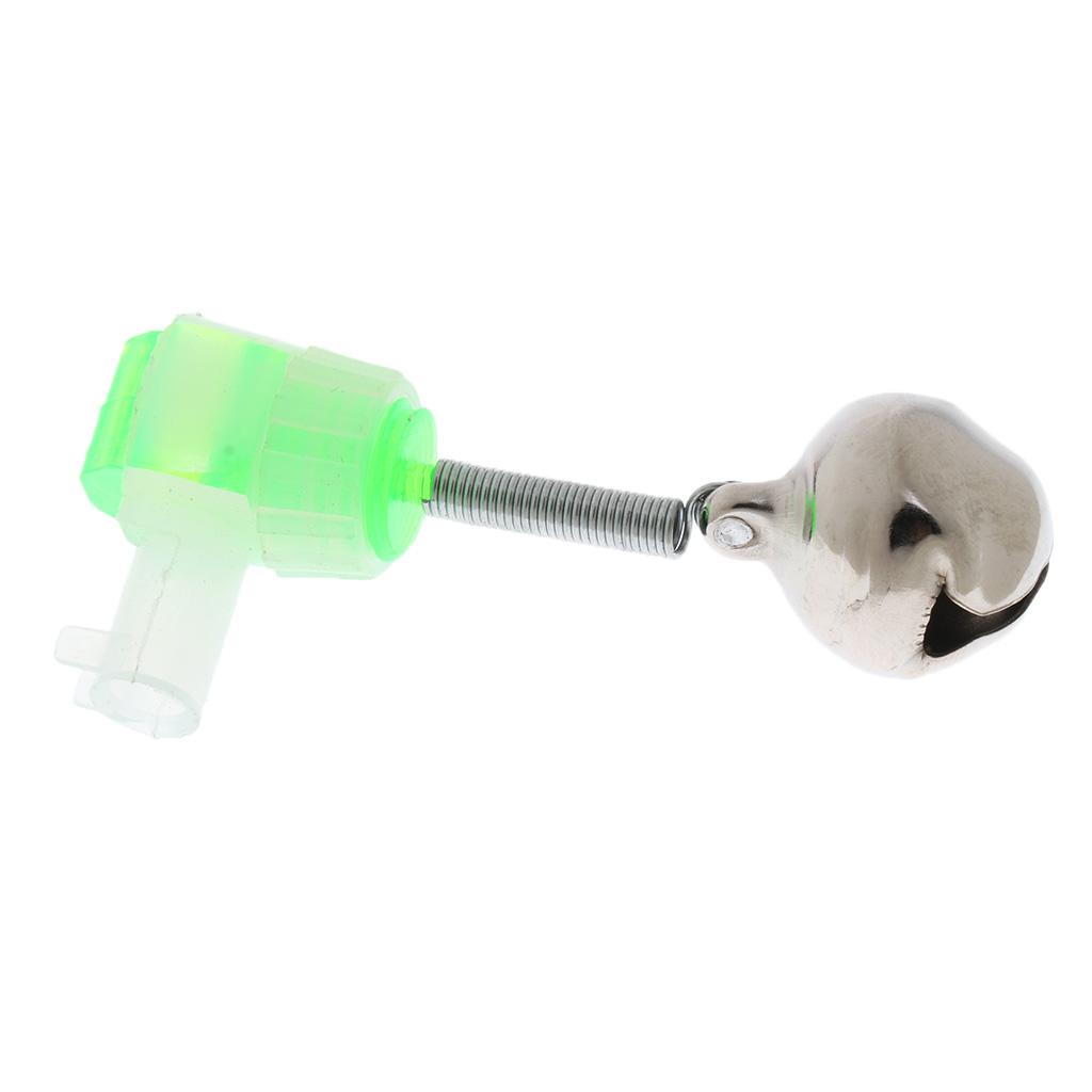 30Pcs Fishing Bite Alarms Single Bell Rod Tip Alert Ring Fishing Rod Bells Tackle