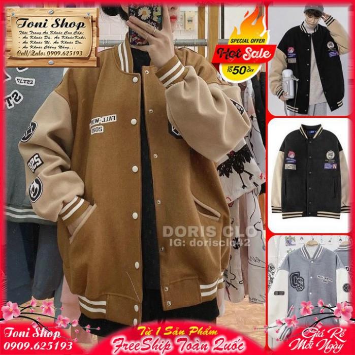ÁO KHOÁC BOMBER NỈ NGOẠI (HD2470 - Kèm Ảnh Thật) (Bảo Bảo Store