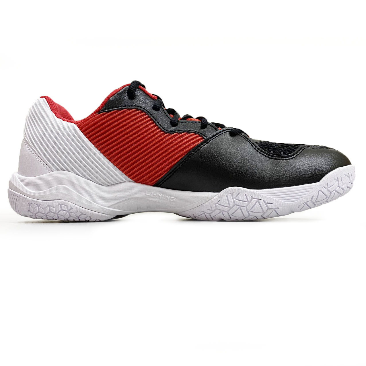 Giày cầu lông lining AYTS016-20 chính hãng mẫu mới màu đen đỏ-tặng tất thể thao bendu