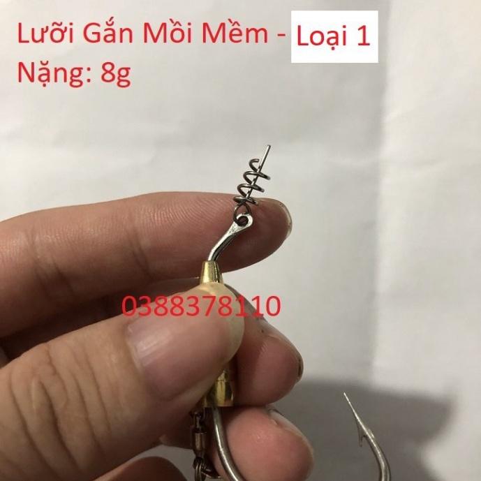 Sale to Lưỡi Gắn Mồi Lưỡi Gắn Mồi Mềm - Loại 1  - xả hàng tồn