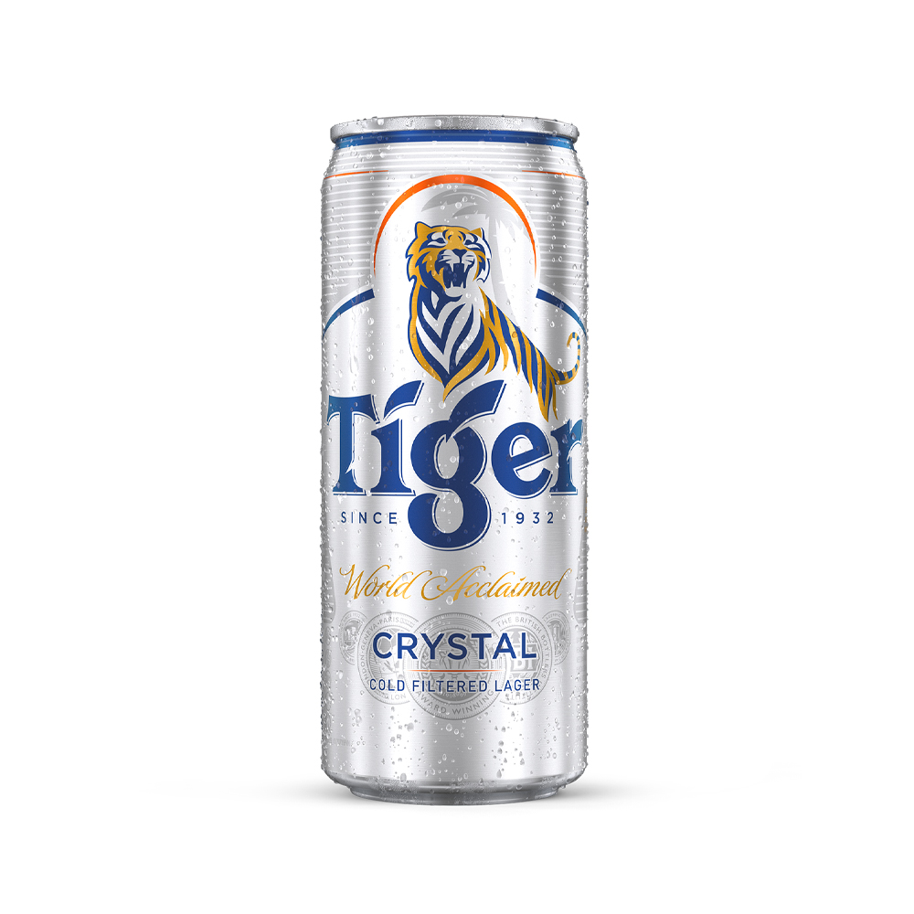 Thùng 24 lon Tiger Crystal lon cao mới (330ml/lon)