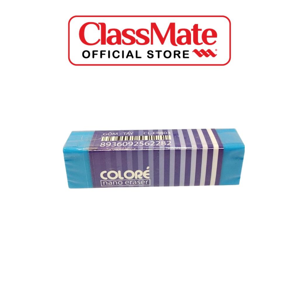 Gôm Tẩy Nano 5 Màu Colore CLASSMATE Giúp Làm Sạch Các Vết Chì Đen,Tiện Dụng, An Toàn Cho Bé CL-ER803
