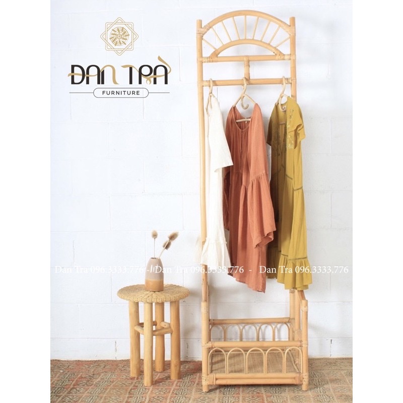Kệ Mây Treo Đồ, Kệ Mây Decor Phòng Boho, Kệ Tủ Đựng Sách Decor ĐAN TRÀ