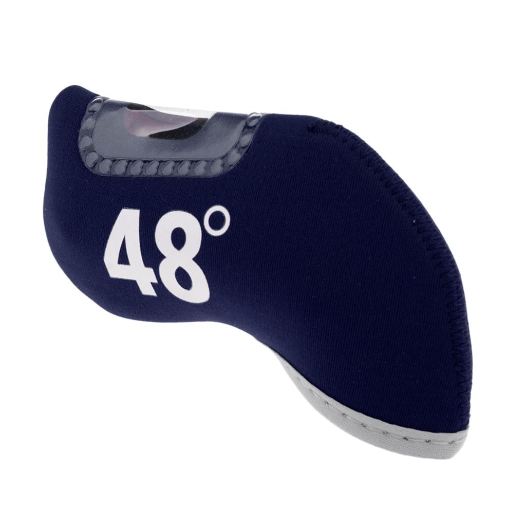 Golf Club Iron Putter Headcover Head Cover Protector 48 Degree Black