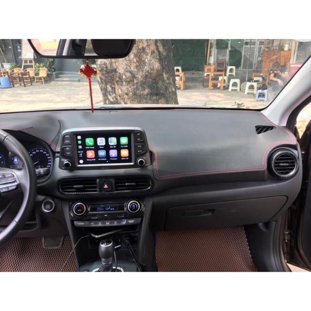 Thảm Taplo da vân cacbon dành cho xe Toyota Altis
