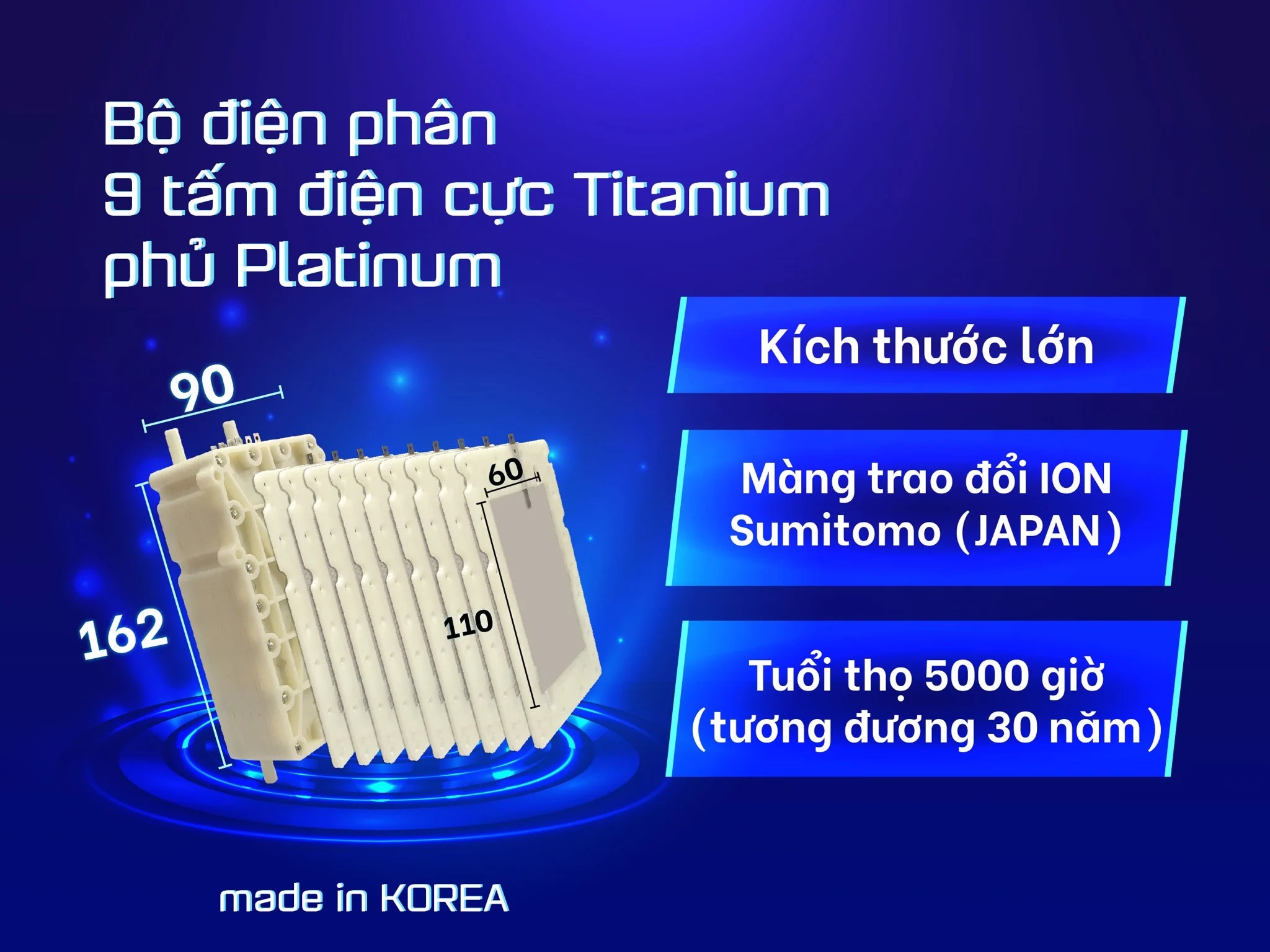 Máy Lọc Nước Ion Kiềm Nóng Lạnh ROBOT UHC - 4911 - Hàng chính hãng