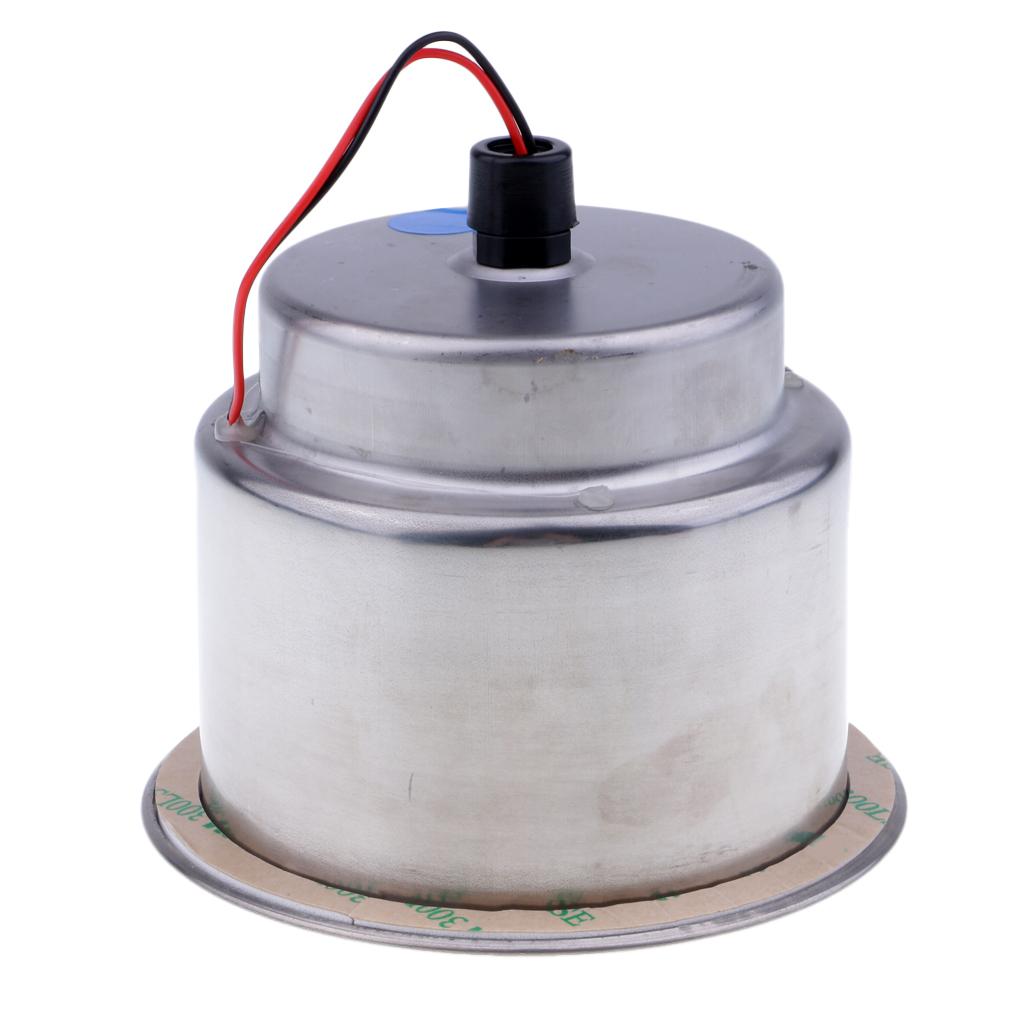 Stainless Steel Blue LED Light Cup Drink Holder for Marine Boat Car Truck RV