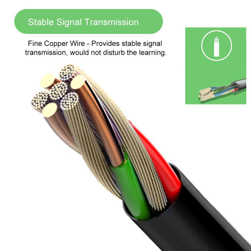Tai nghe có dây A566H dành cho máy tính dành cho sinh viên Tai nghe loại bỏ tiếng ồn nhẹ với micrô cho giáo dục học tập trực tuyến