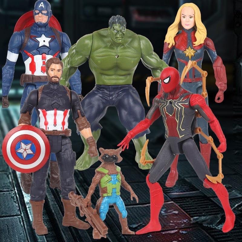 Bộ đồ chơi mô phỏng phim hoạt hình Siêu hot 8 nhân vật anh hùng mẫu mới 2022 khớp cử động được Titan Avenger kt 41*36*8