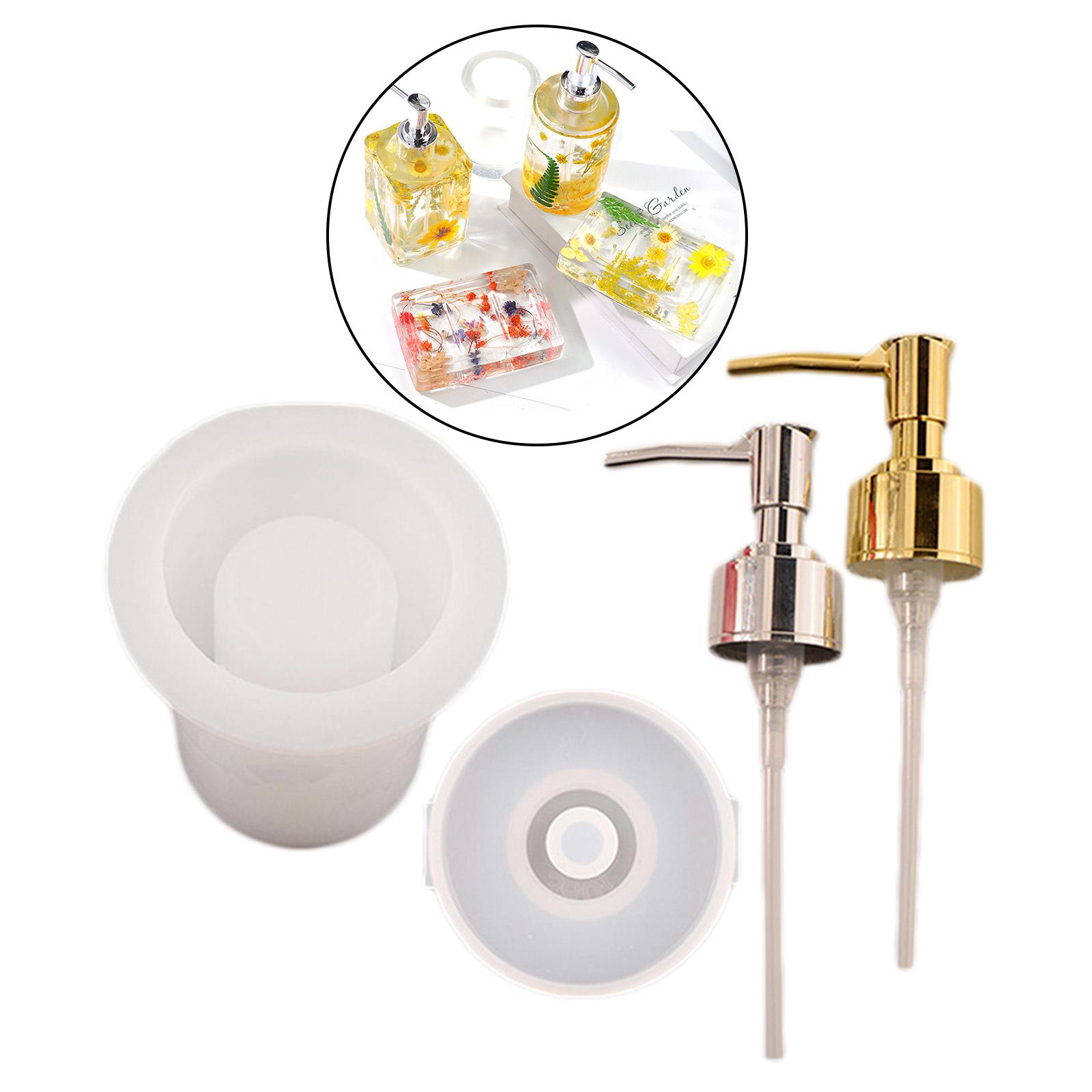 Pump Bottle Silicone Mold Perfume Soap Bottle Mold DIY Resin Craft