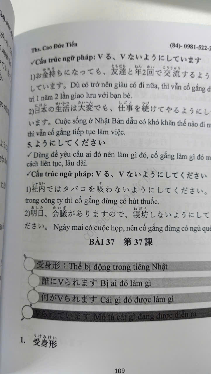 NGỮ PHÁP TIẾNG NHẬT TRÌNH ĐỘ N5-N4 TẬP 1