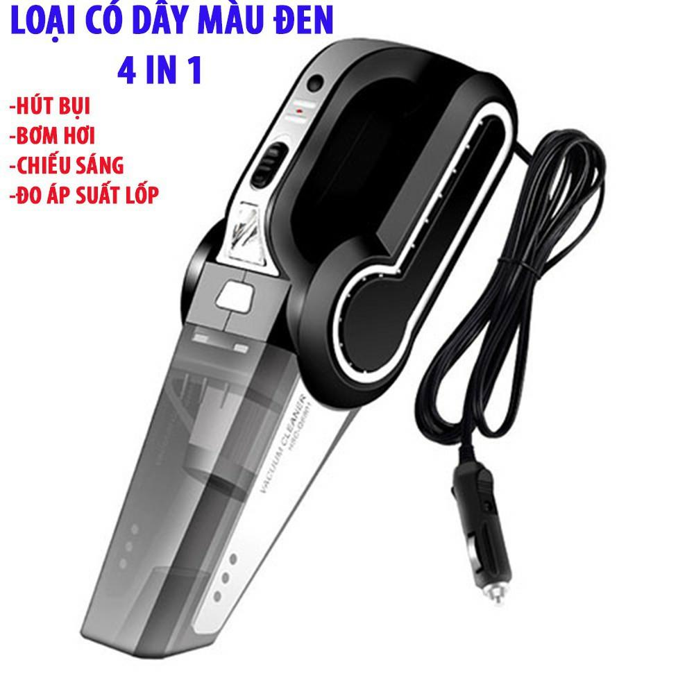 Máy hút bụi ô tô mini cầm tay 12v cao cấp công suất 120w 4 in 1 siêu mạnh