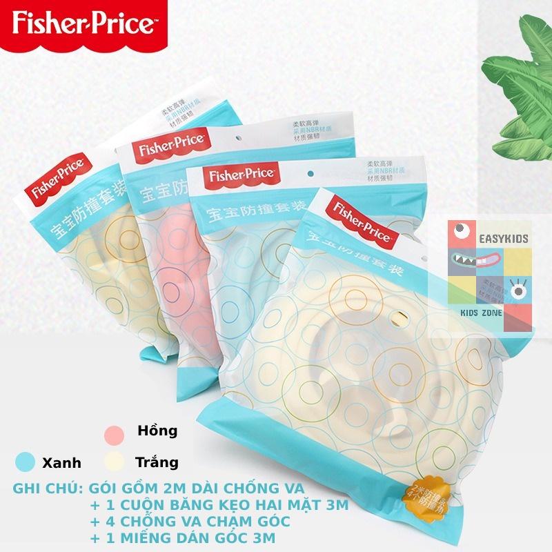 Miếng bịt góc và miếng dán cạnh cao cấp Fisher Price chống va đập cạnh bàn, bảo vệ cho bé