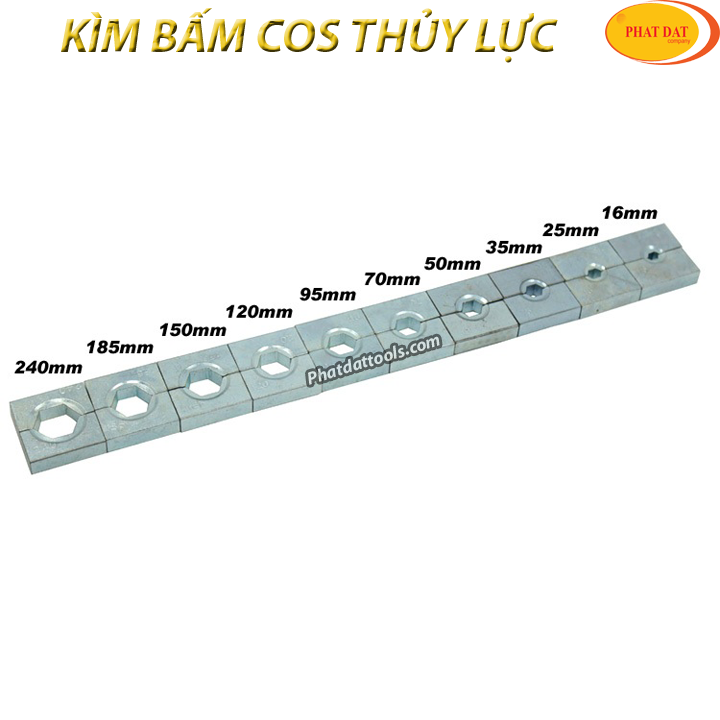 Kìm Bấm Cos Thủy Lực PADA YQK240