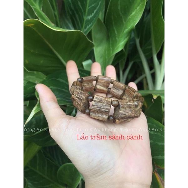 Lắc trầm hương sánh cành - Size 45-&gt;65kg,Hộp gấm quà tặng