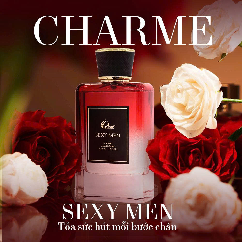 Nước Hoa Nam Charme SEXY MEN 100ML Lịch Lãm, Cuốn Hút_Thơm Lâu Chính Hãng