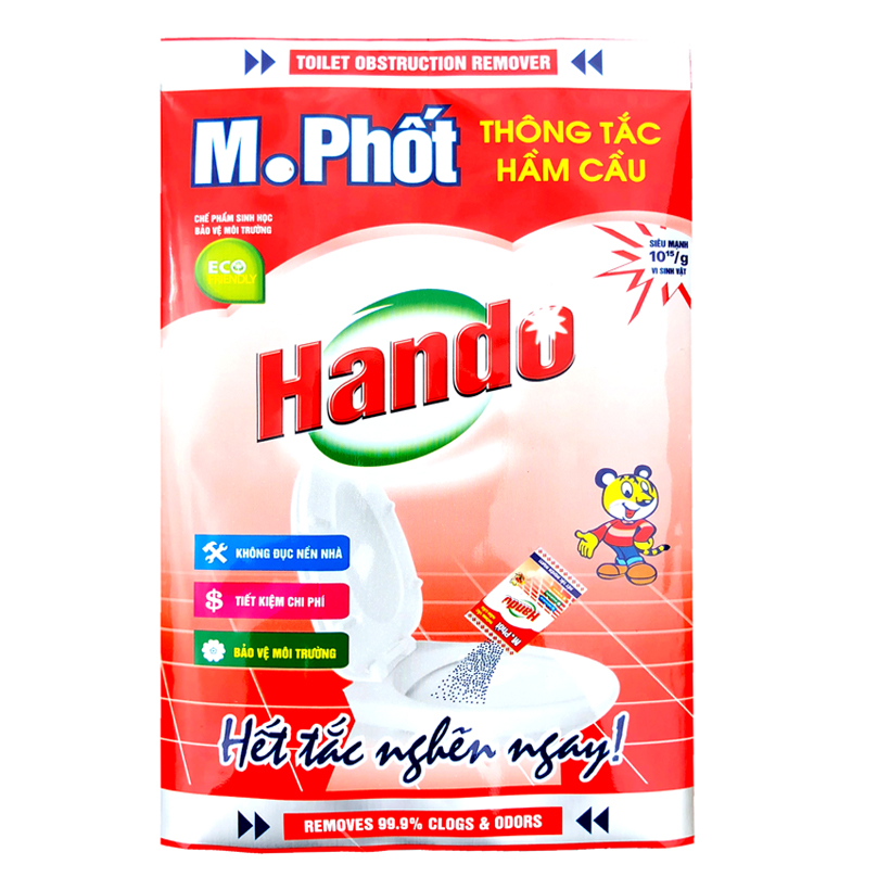 Gói bột thông tắc hầm cầu M. phốt 200g Hando