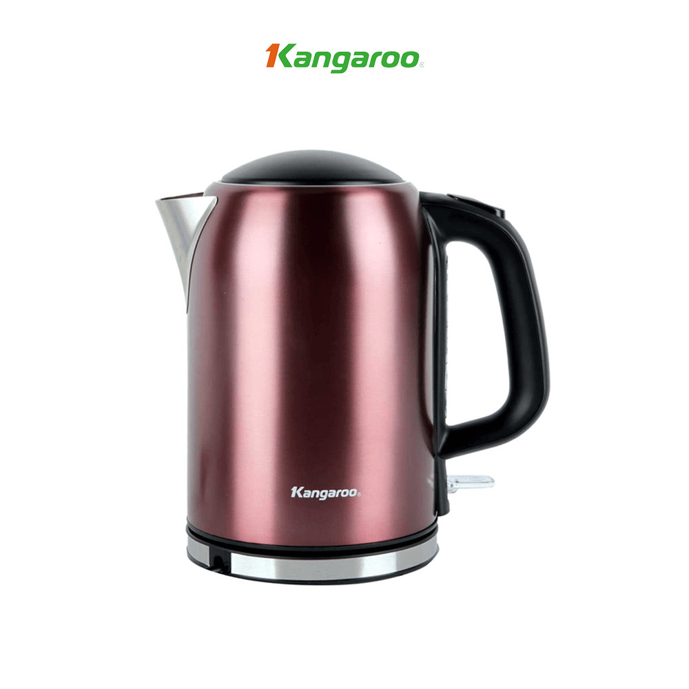 Bình đun siêu tốc Kangaroo inox 1.7L model KG17K2 - Hàng chính hãng