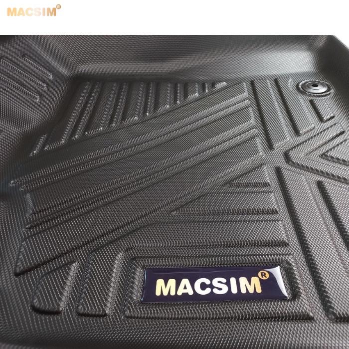 Thảm lót sàn xe ô tô Porsche Macan 2014-2021 Nhãn hiệu Macsim chất liệu nhựa TPE cao cấp