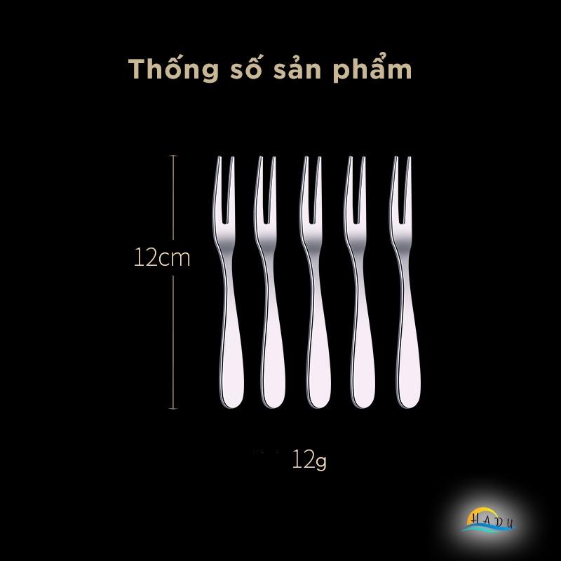 Bộ thìa dĩa thiên nga inox 304 cao cấp chất lượng cao an toàn HADU