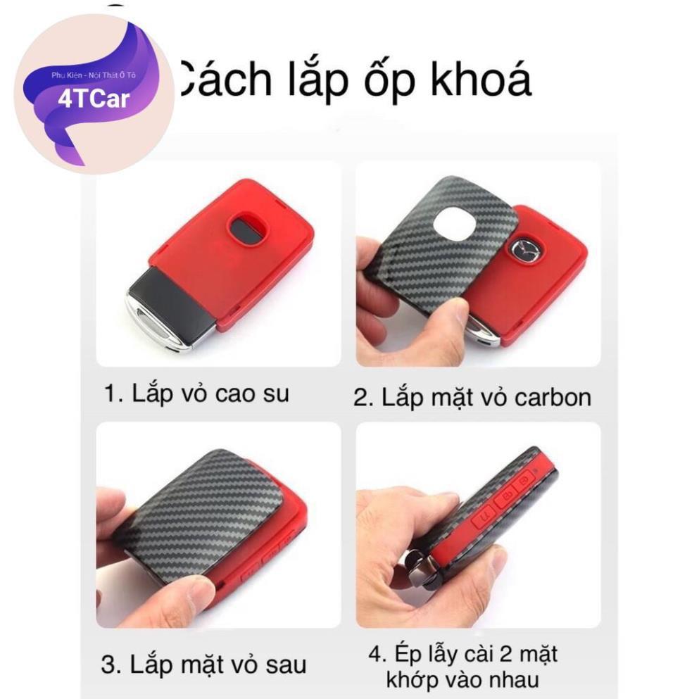 ỐP KHOÁ CARBON DÀNH CHO XE KIA FORTE, SORENTO, CARENT - HUYNDAI Đời Cũ