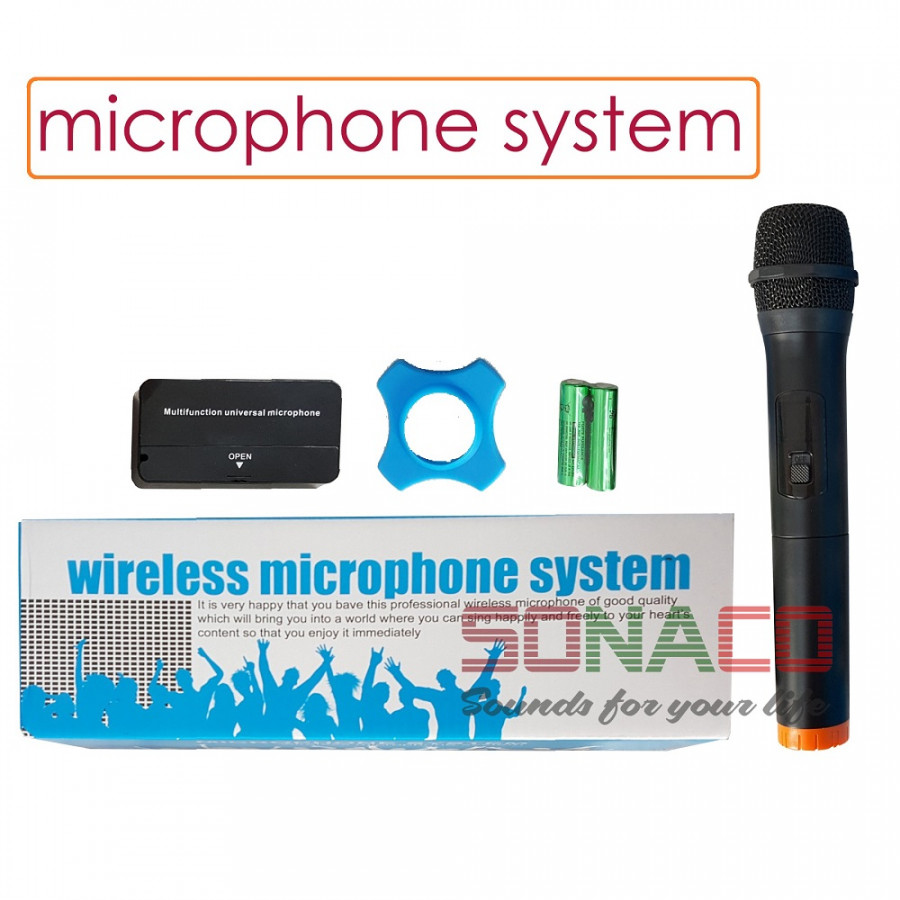 [CHÍNH HÃNG BH 12T] MICRO KHÔNG DÂY BNIB MICROPHONE  SYSTEM