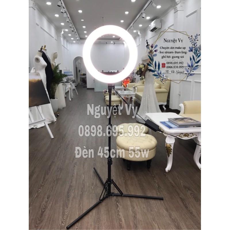 Đèn 45cm 55w sáng đẹp cho livestream hay spa, make up