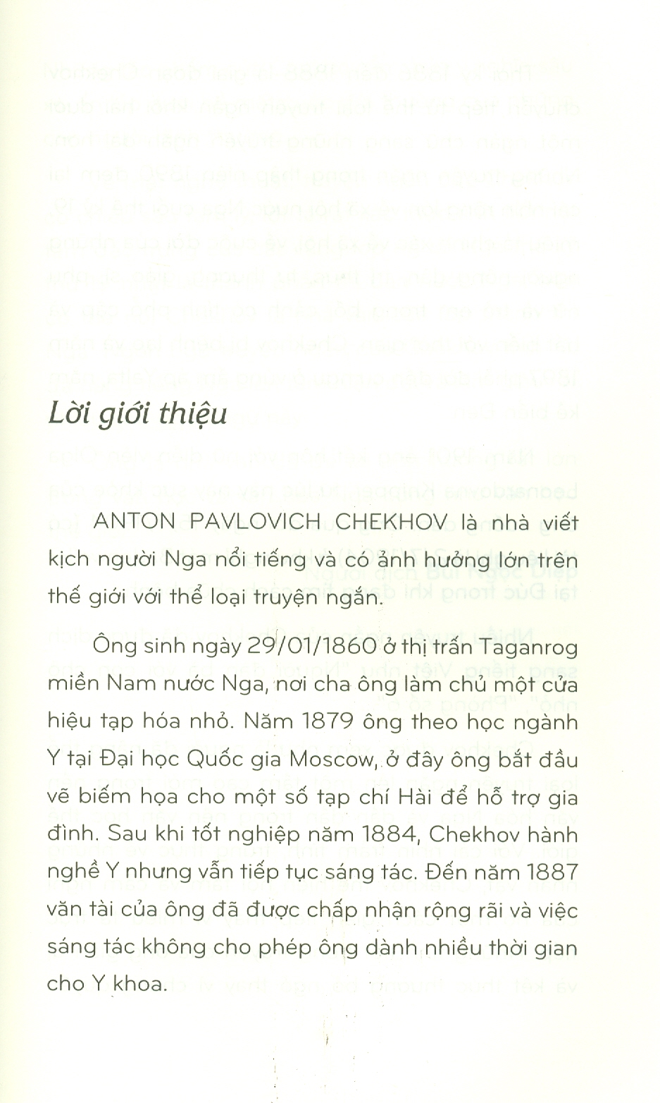 Anton Pavlovich Chekhov - Truyện Ngắn Chọn Lọc