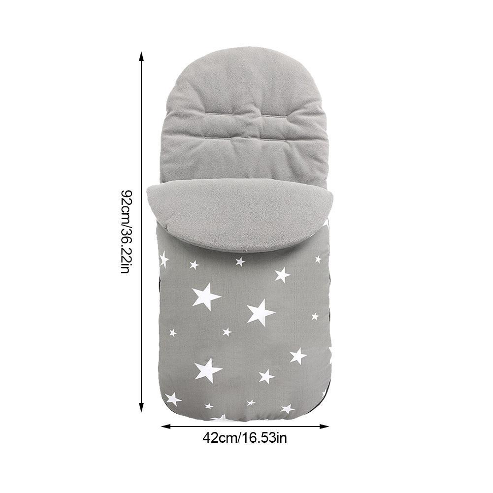 Túi Ngủ Cho Bé Mùa Đông Trẻ Sơ Sinh Chống Thấm Nước Ấm Áp Bao Tải Xe Đẩy Cho Bé Bao Sleepsacks Dày Trang-Lót Túi Ngủ