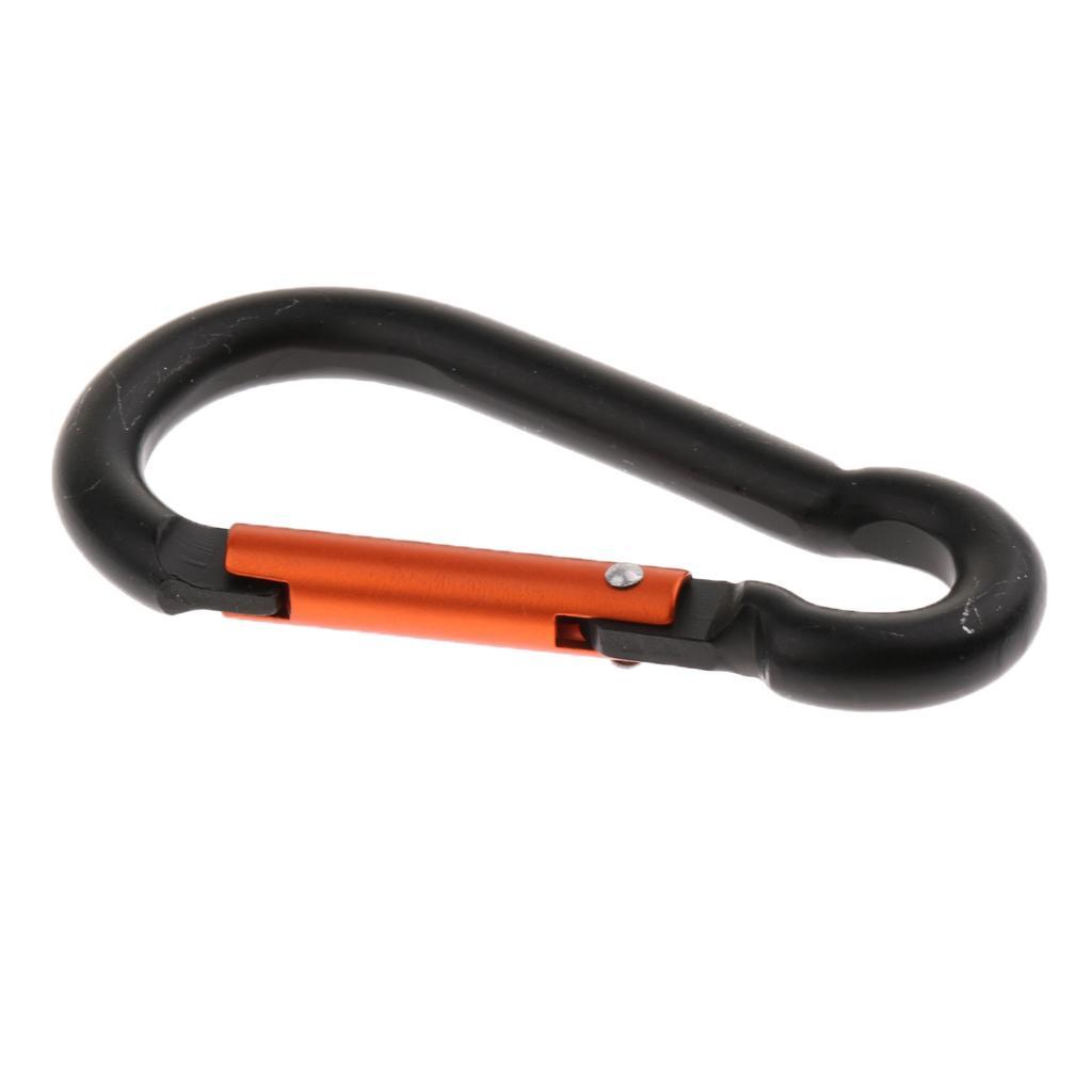 5Pcs Aluminum Alloy Carabiner Gourd Shape Spring Buckle Hook Clip Keychain Keyring