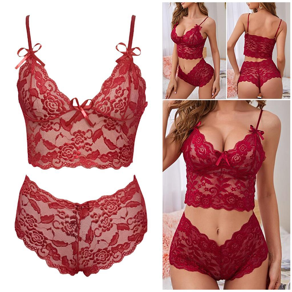 Women and Panties Set Strappy Underwear