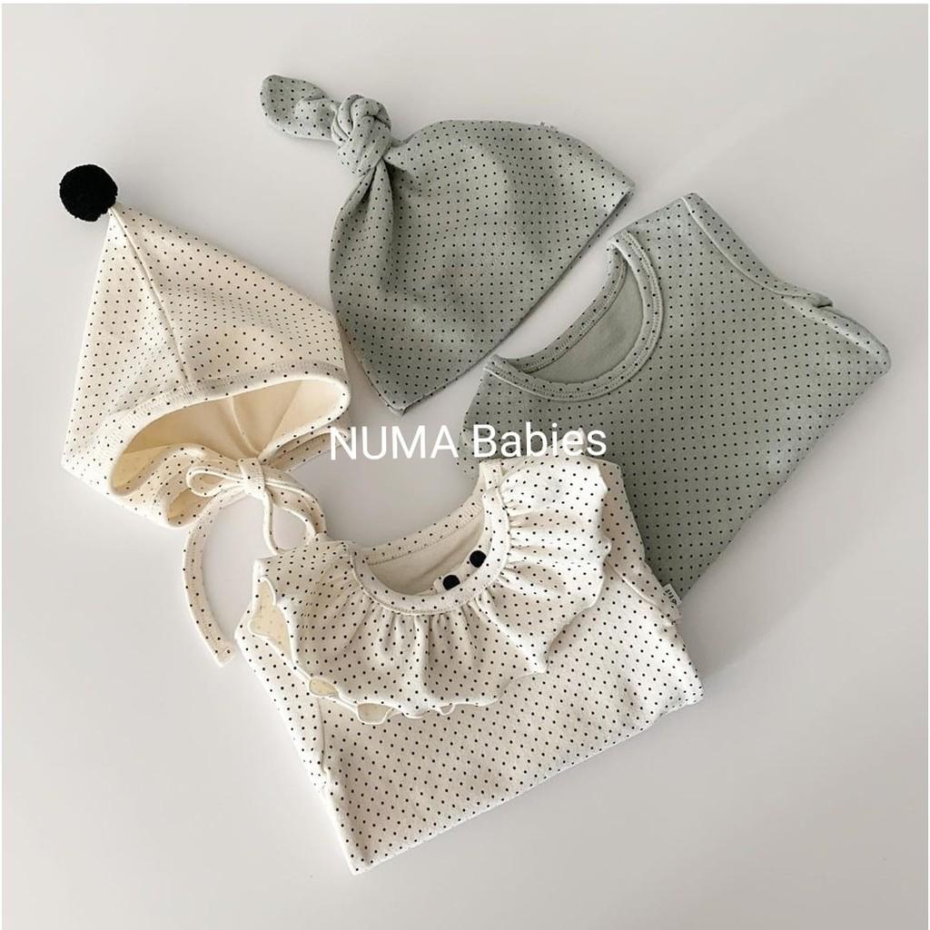 Bộ Dài Tay Cotton Cho Bé Trai, Bé Gái