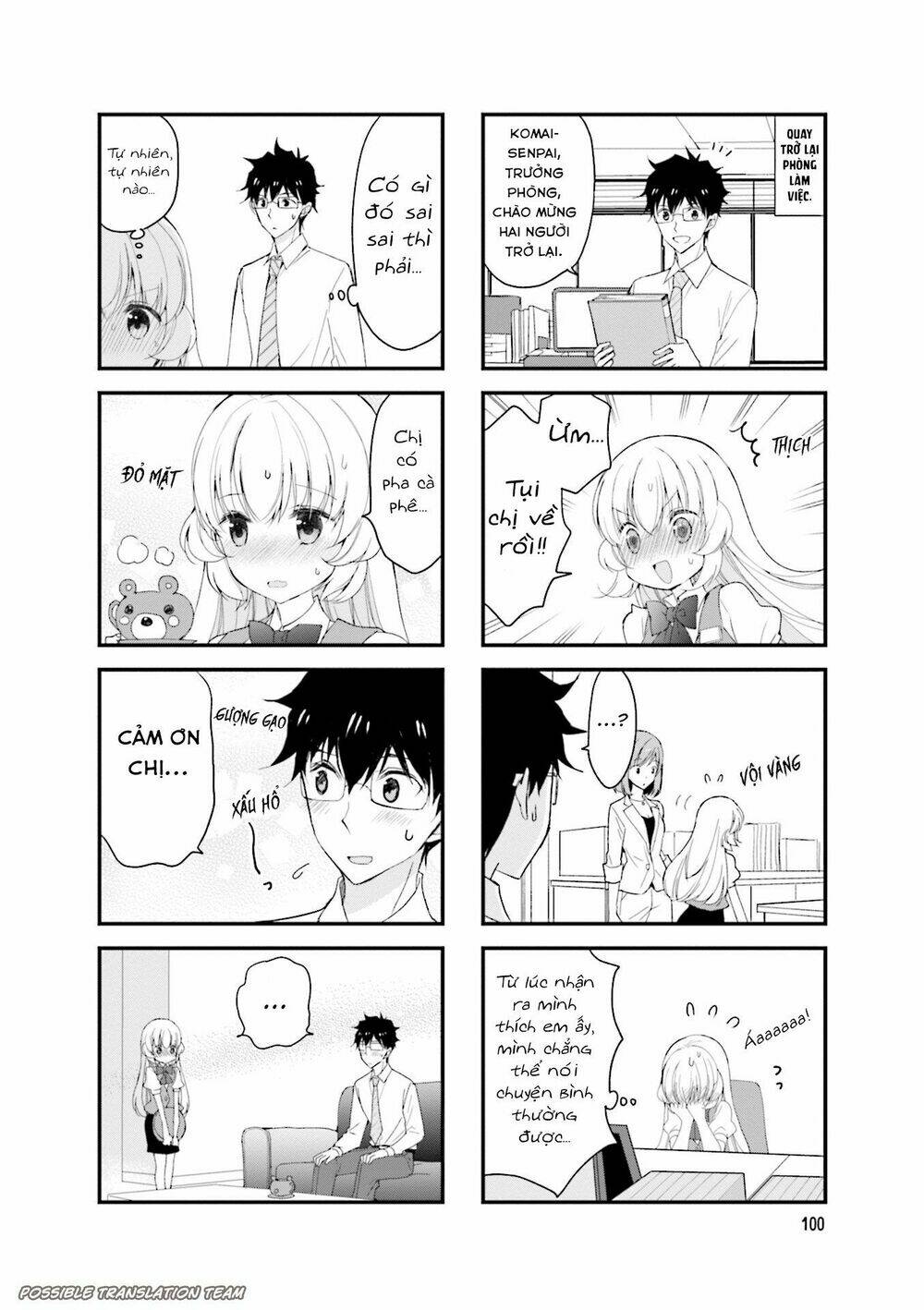 senpai nhỏ nhắn của tôi rất dễ thương chapter 28 8